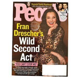 People Magazine January 19 2026 Fran Drescher JFK's Grandaughter Timothee Kylie